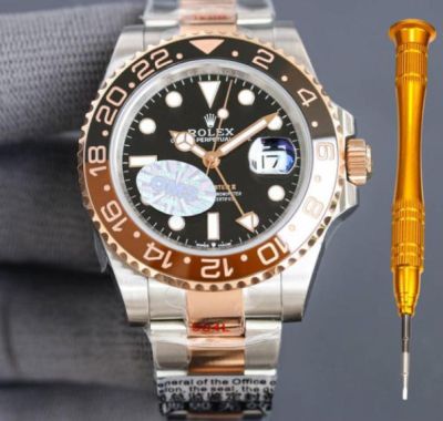 ROLEX GMT 904L Steel 40MM 3186/3285 Movement Watch